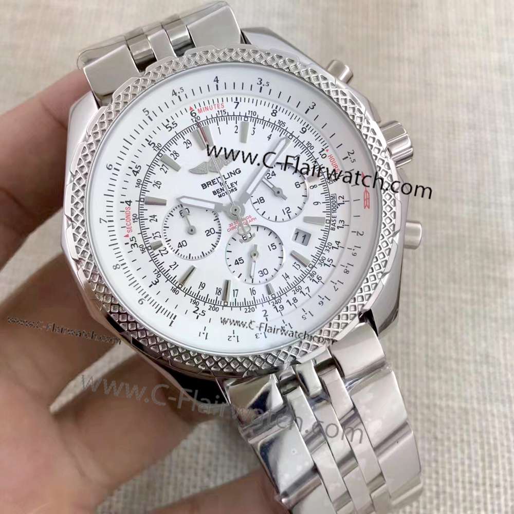 New Style Breitling Stainless Steel Bentley Motors Watch 46MM